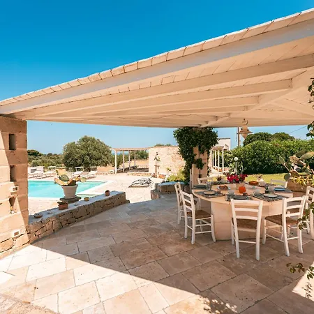 Helloapulia - Trulli Di Leo - Private Pool, Sea View And Pet-friendly Garden * Ostuni