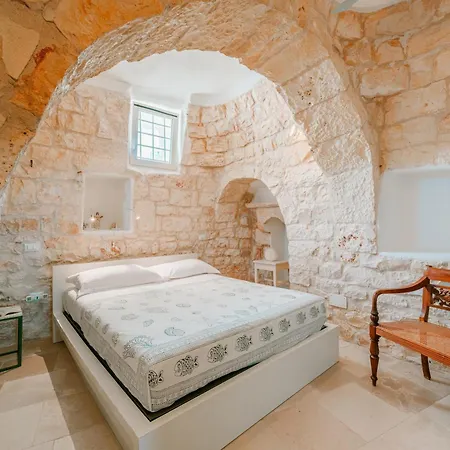 Helloapulia - Trulli Di Leo - Private Pool, Sea View And Pet-friendly Garden Villa