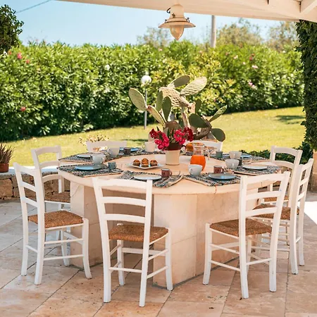 Helloapulia - Trulli Di Leo - Private Pool, Sea View And Pet-friendly Garden * Ostuni