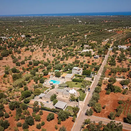Helloapulia - Trulli Di Leo - Private Pool, Sea View And Pet-friendly Garden Ostuni