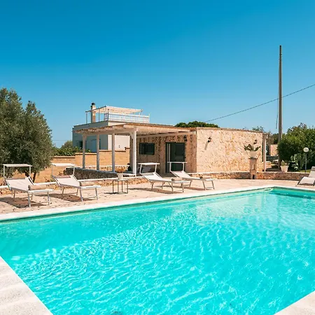 Villa Helloapulia - Trulli Di Leo - Private Pool, Sea View And Pet-friendly Garden *