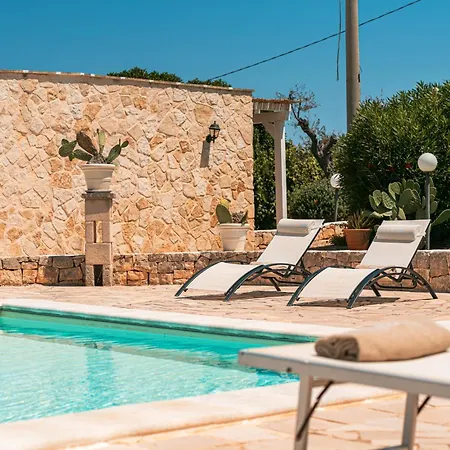 Helloapulia - Trulli Di Leo - Private Pool, Sea View And Pet-friendly Garden *