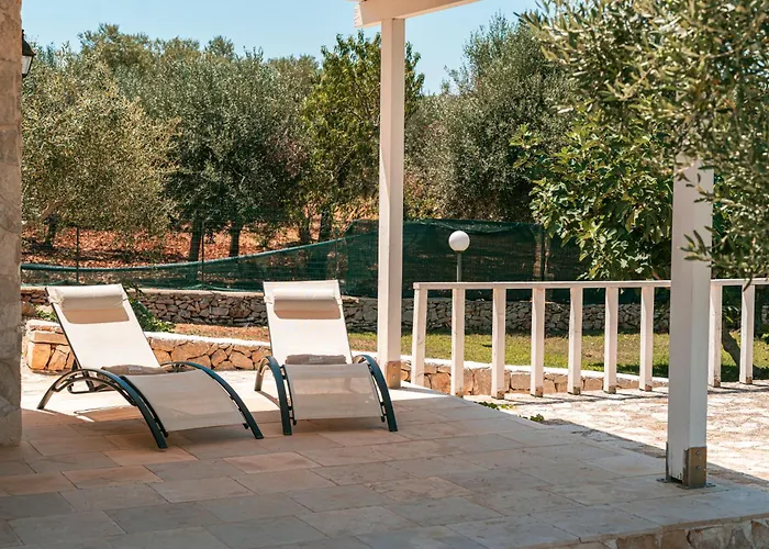 Helloapulia - Trulli Di Leo - Private Pool, Sea View And Pet-friendly Garden Villa Ostuni