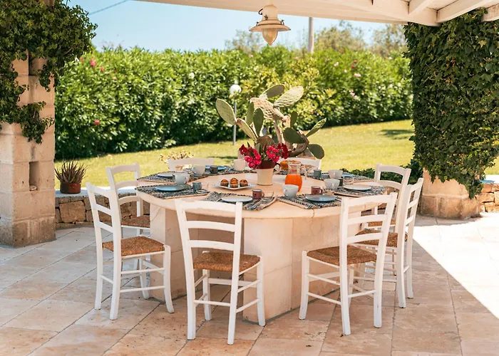 Helloapulia - Trulli Di Leo - Private Pool, Sea View And Pet-friendly Garden * Ostuni