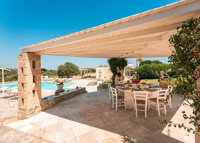 Helloapulia - Trulli Di Leo - Private Pool, Sea View And Pet-friendly Garden * Ostuni